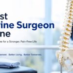 3D anatomical spine model in a modern clinical setting representing advanced spine surgery and orthopedic care in Pune.